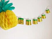 Sommerliche Upcycling Idee – Ananas Girlande selber machen