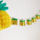 Sommerliche Upcycling Idee - Ananas Girlande selber machen