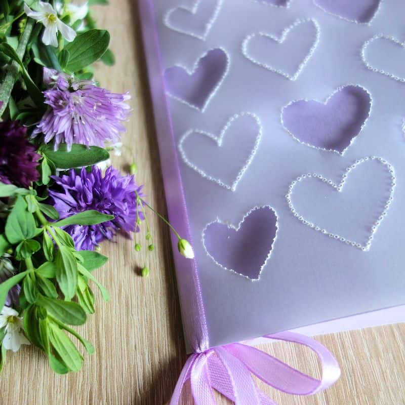 DIY Zarte Grusskarte zum Muttertag