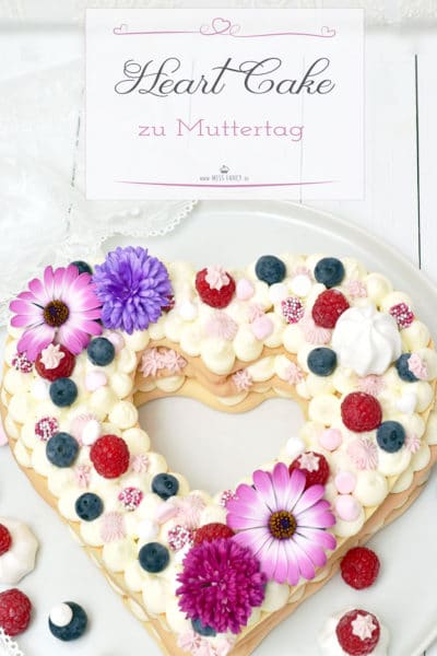 Kuchentrend 2018 – Letter Cake in Herzform