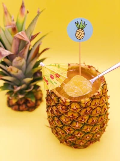 DIY Mitbringsel für die Sommer Party - Wackelpudding in der Ananas