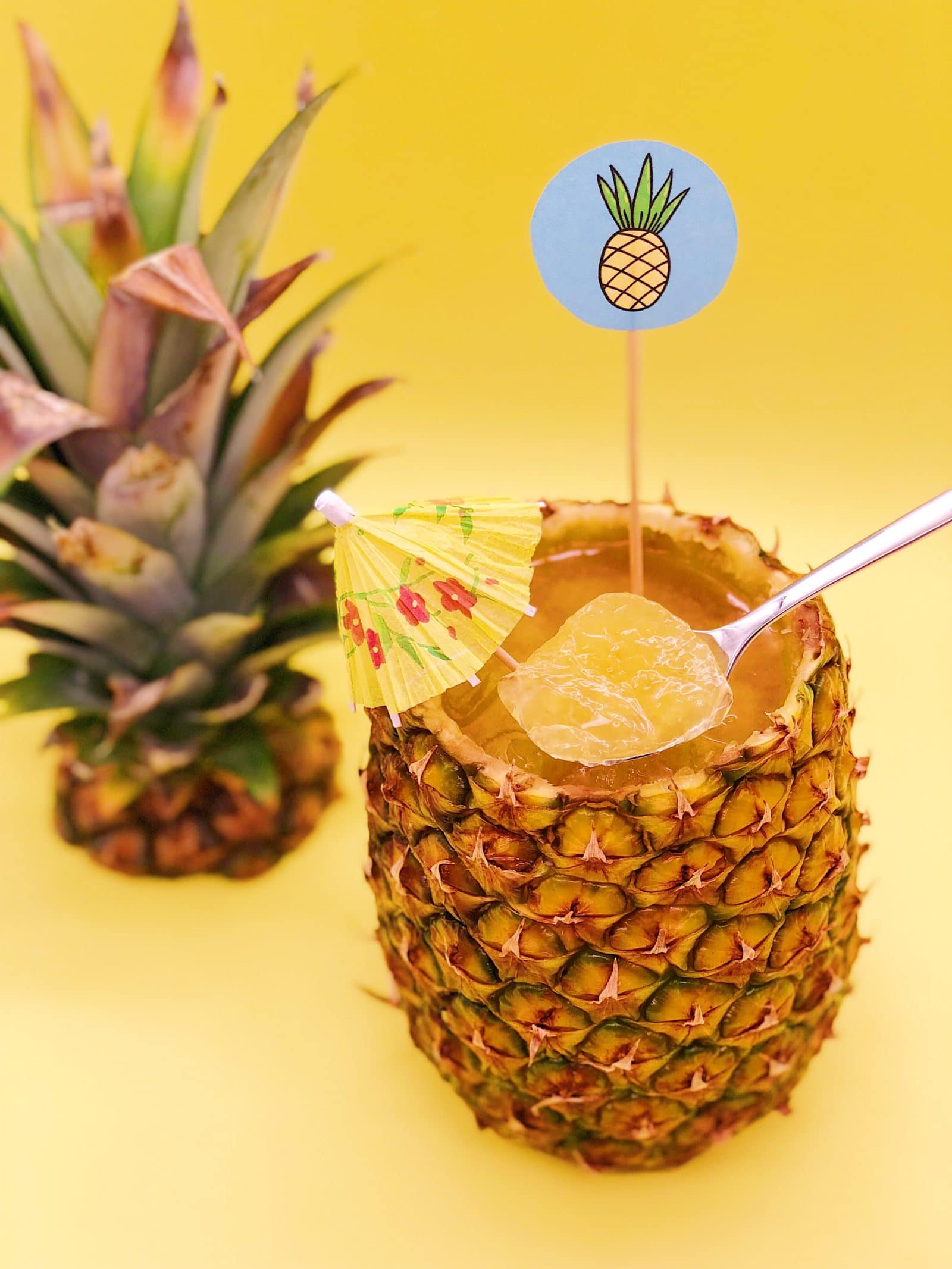 DIY Mitbringsel für die Sommer Party – Wackelpudding in der Ananas