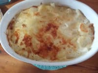 Saisonendspurt: Spargel- Kartoffel- Gratin