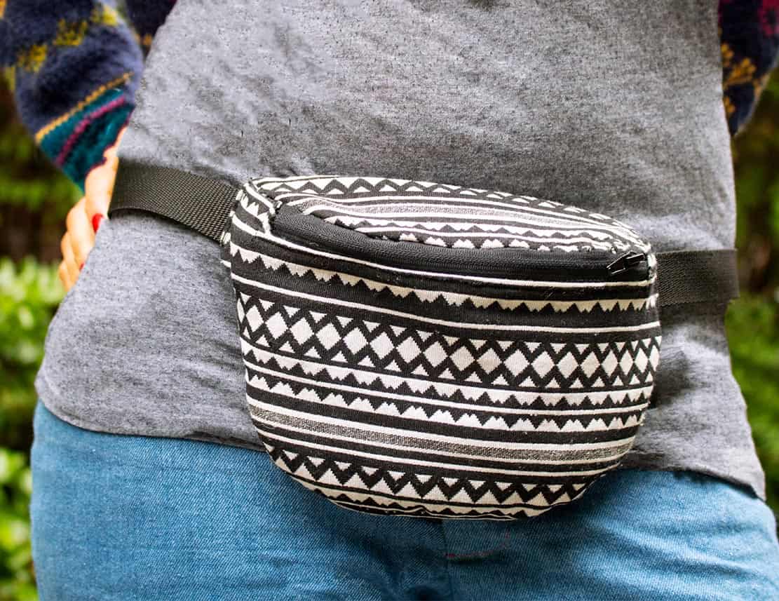 Anleitung Gürteltasche nähen / Freebook