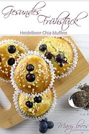 Gesundes Frühstück: Heidelbeer-Chia-Muffins