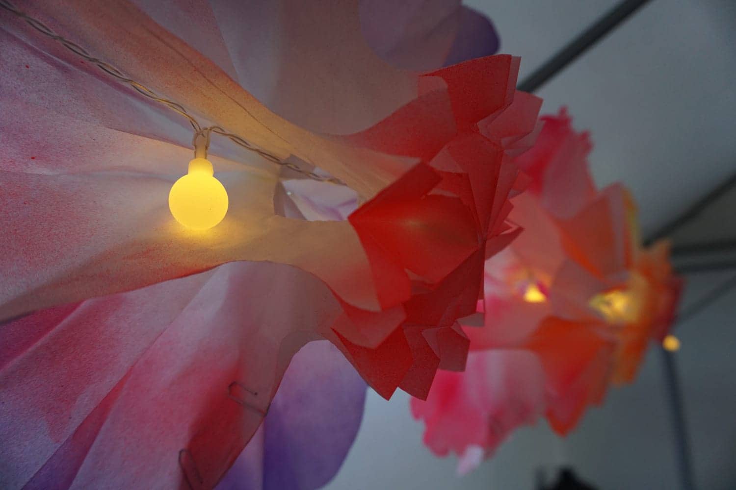Blumen aus Butterbrottüten