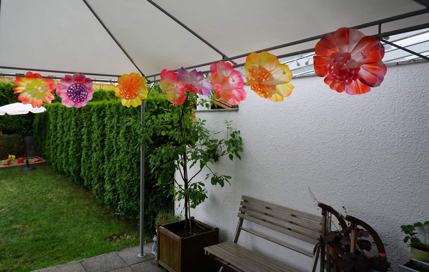 Blumen aus Butterbrottüten