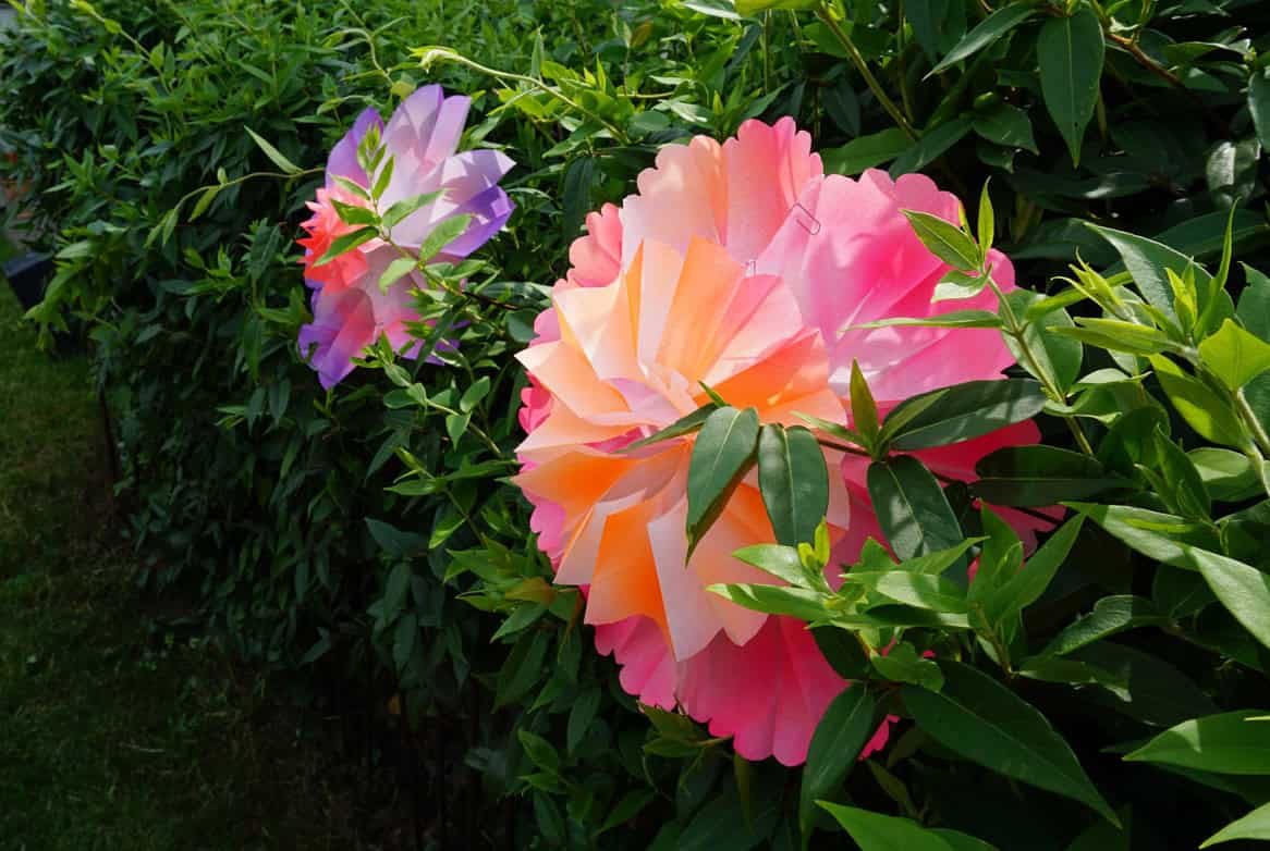 Blumen aus Butterbrottüten