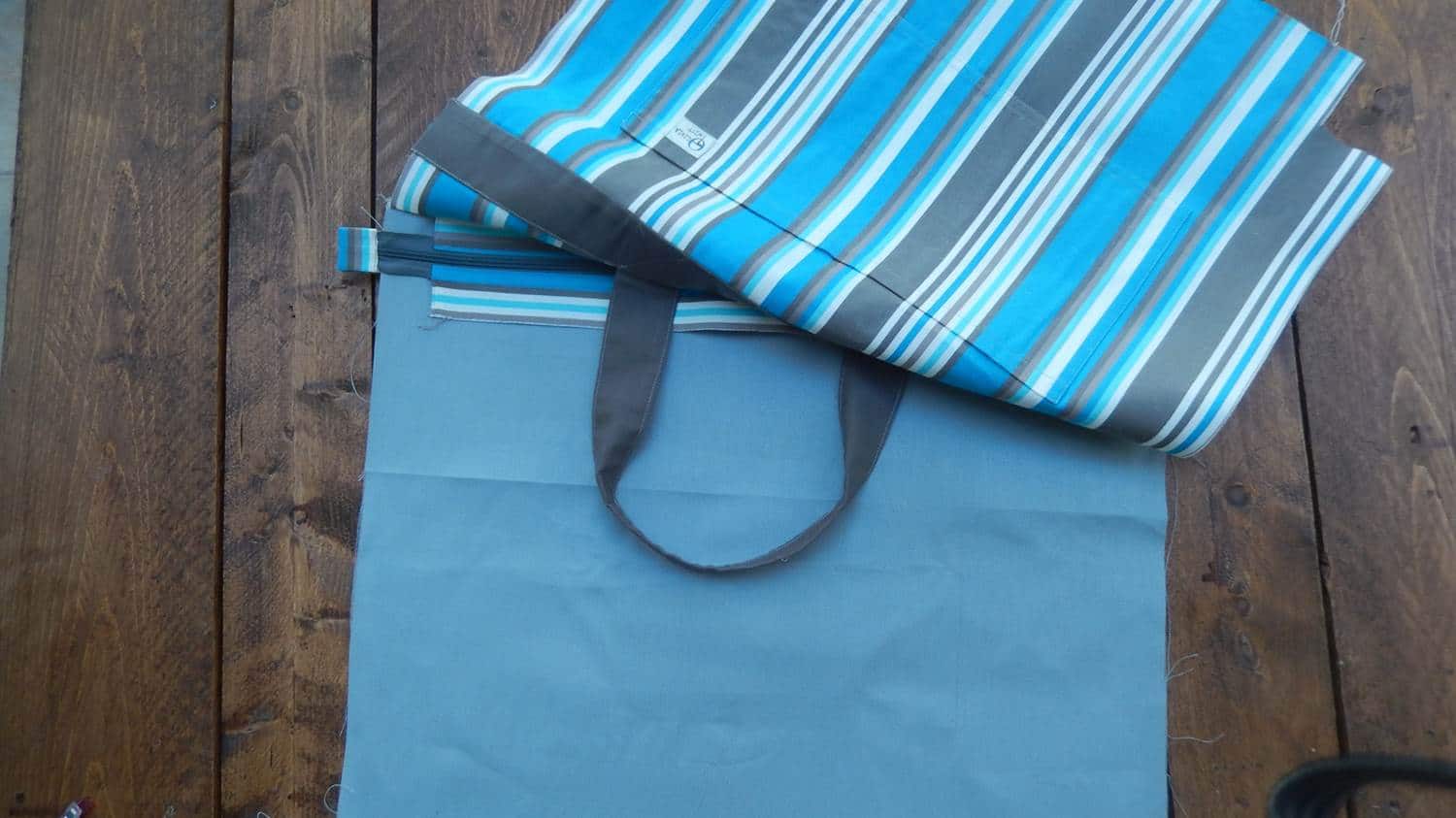Rucksack –  Strandtasche – Badetasche selber nähen mit kostenlosem Schnittmuster