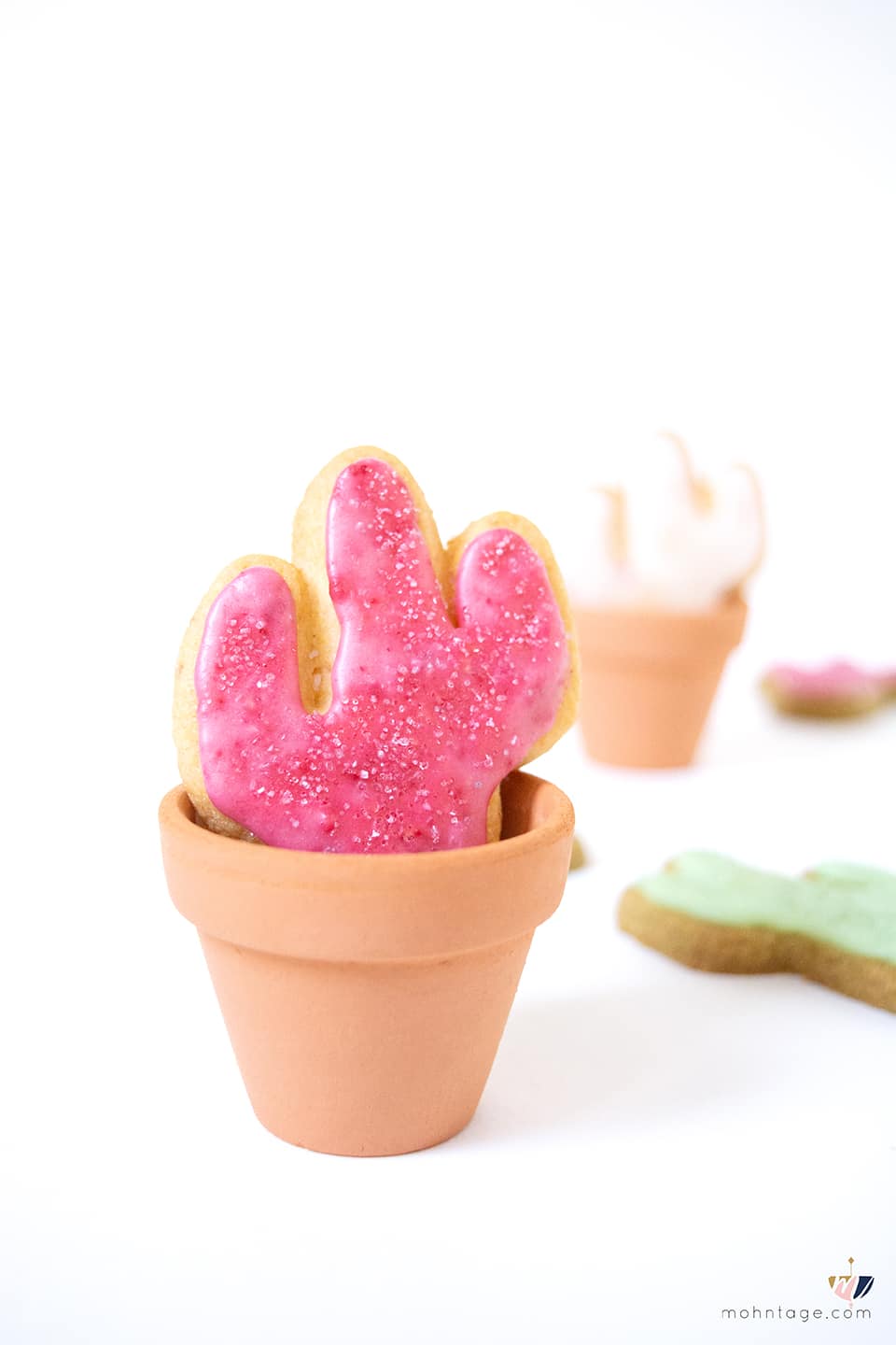 Kaktus Cookies mit bizzeligem Brausefrosting backen + Video | Mohntage