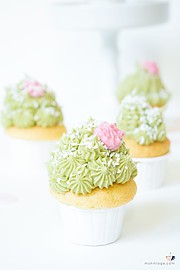 Kaktus Cupcakes mit Matcha Frosting backen + Videotutorial