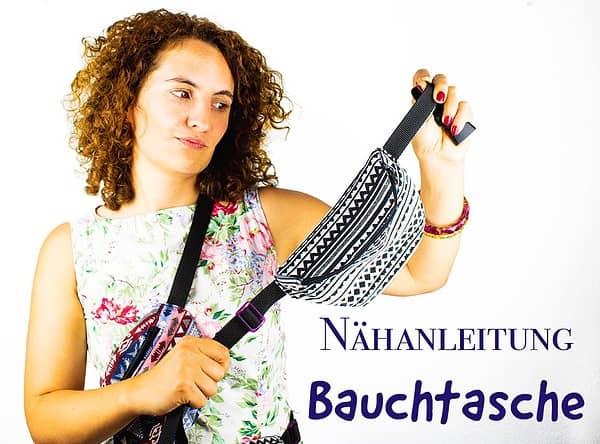 Anleitung Gürteltasche nähen / Freebook