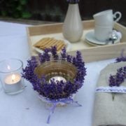 DIY Lavendel Windlicht basteln - Einweckglas Upcycling