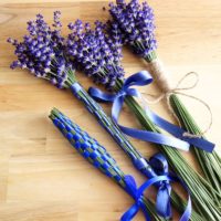 DIY Lavendelkolben flechten