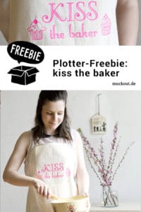 Freebie: Kiss the Baker als Gratis-Plotterdatei