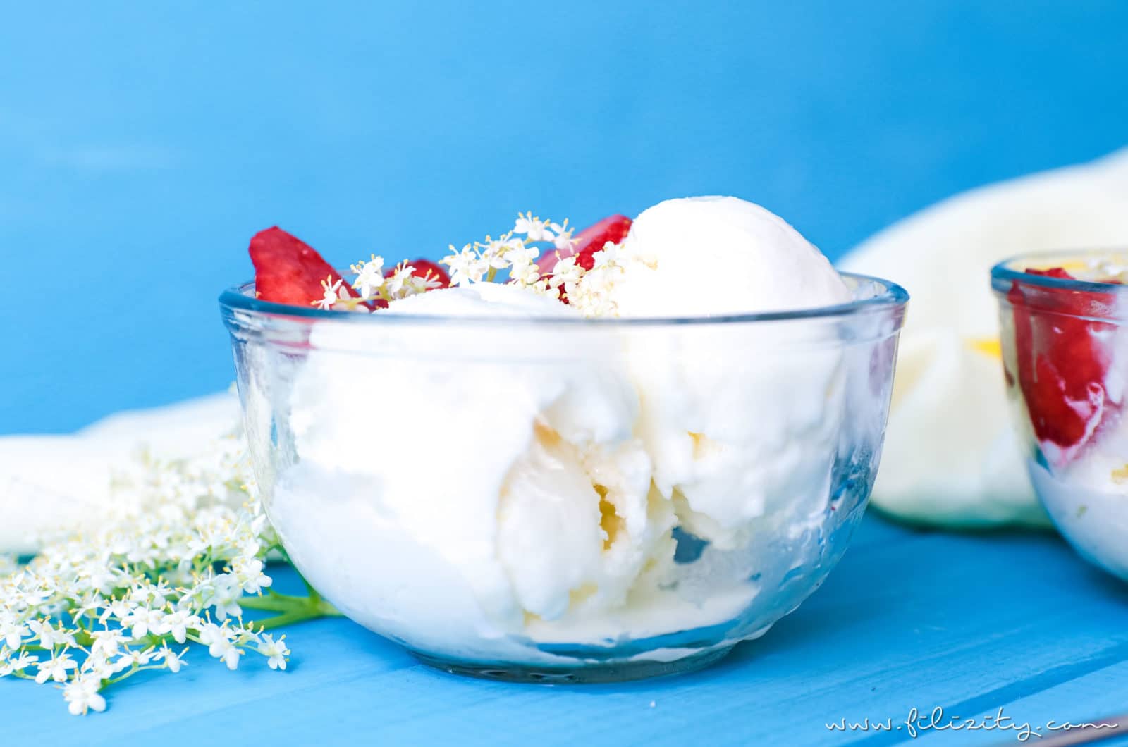 Holunderblüten Frozen Joghurt