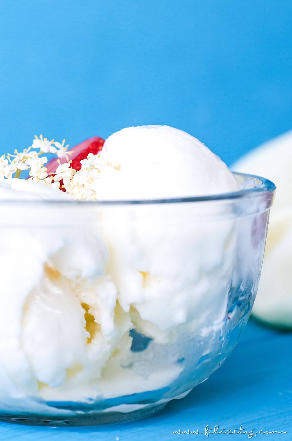 Holunderblüten Frozen Joghurt