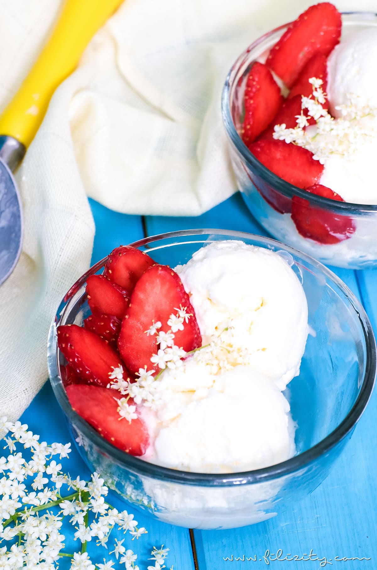 Holunderblüten Frozen Joghurt - HANDMADE Kultur