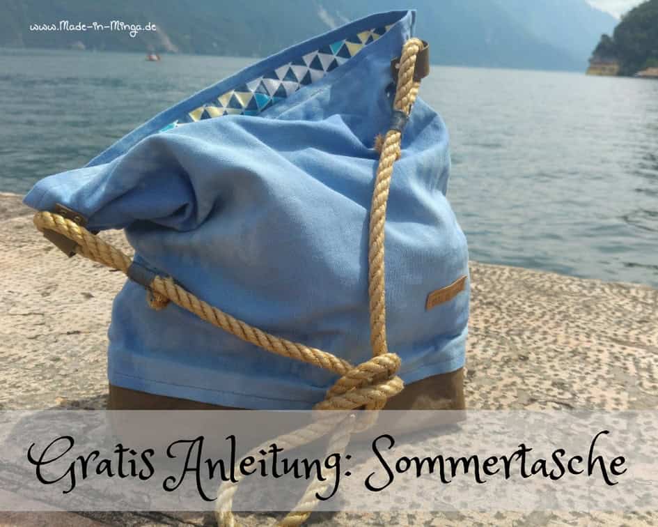 Gratis Anleitung: Sommertasche mit Snappap und Sisal