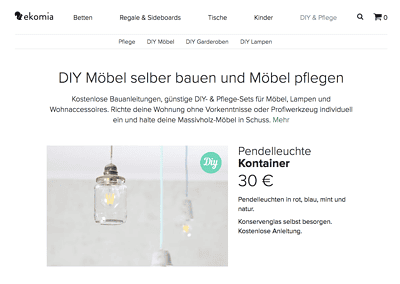 DIY & Upcycling Möbel mit kostenlosen Bauanleitungen und DIY Sets