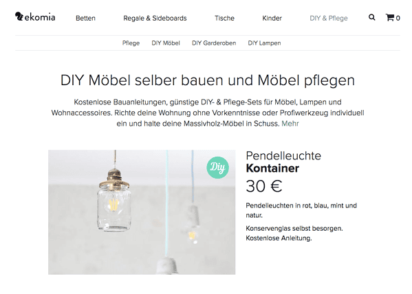 DIY & Upcycling Möbel mit kostenlosen Bauanleitungen und DIY Sets