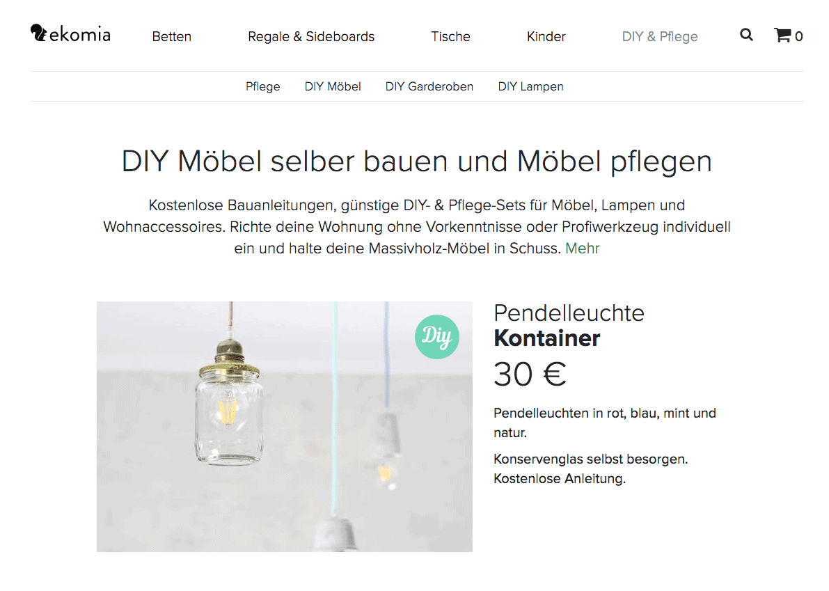 DIY & Upcycling Möbel mit kostenlosen Bauanleitungen und DIY Sets