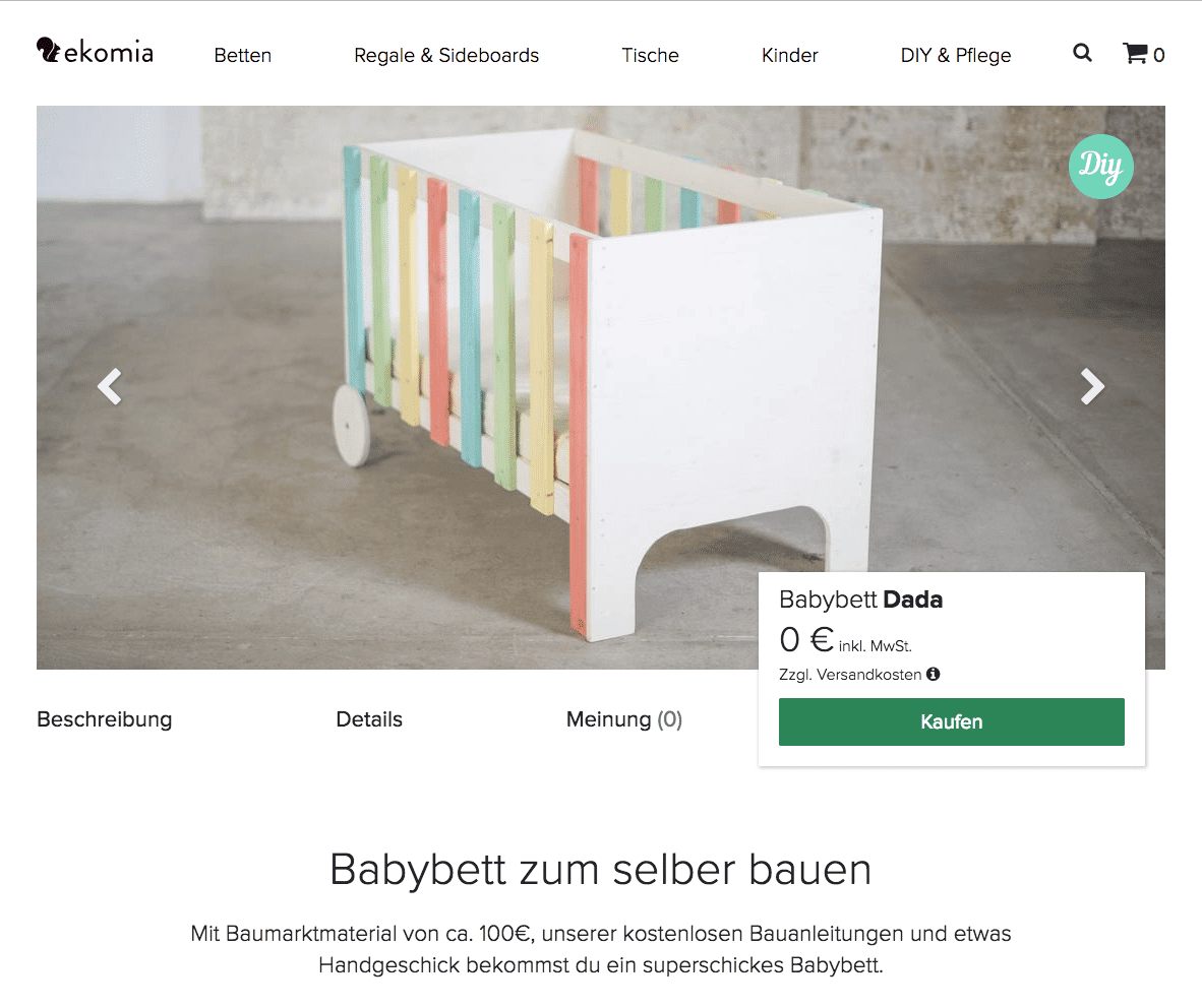 DIY & Upcycling Möbel mit kostenlosen Bauanleitungen und DIY Sets