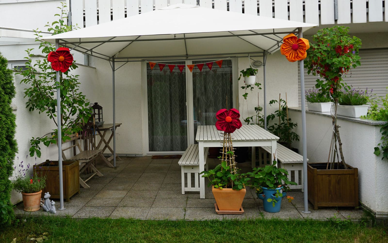 XXL-Stoffblumen