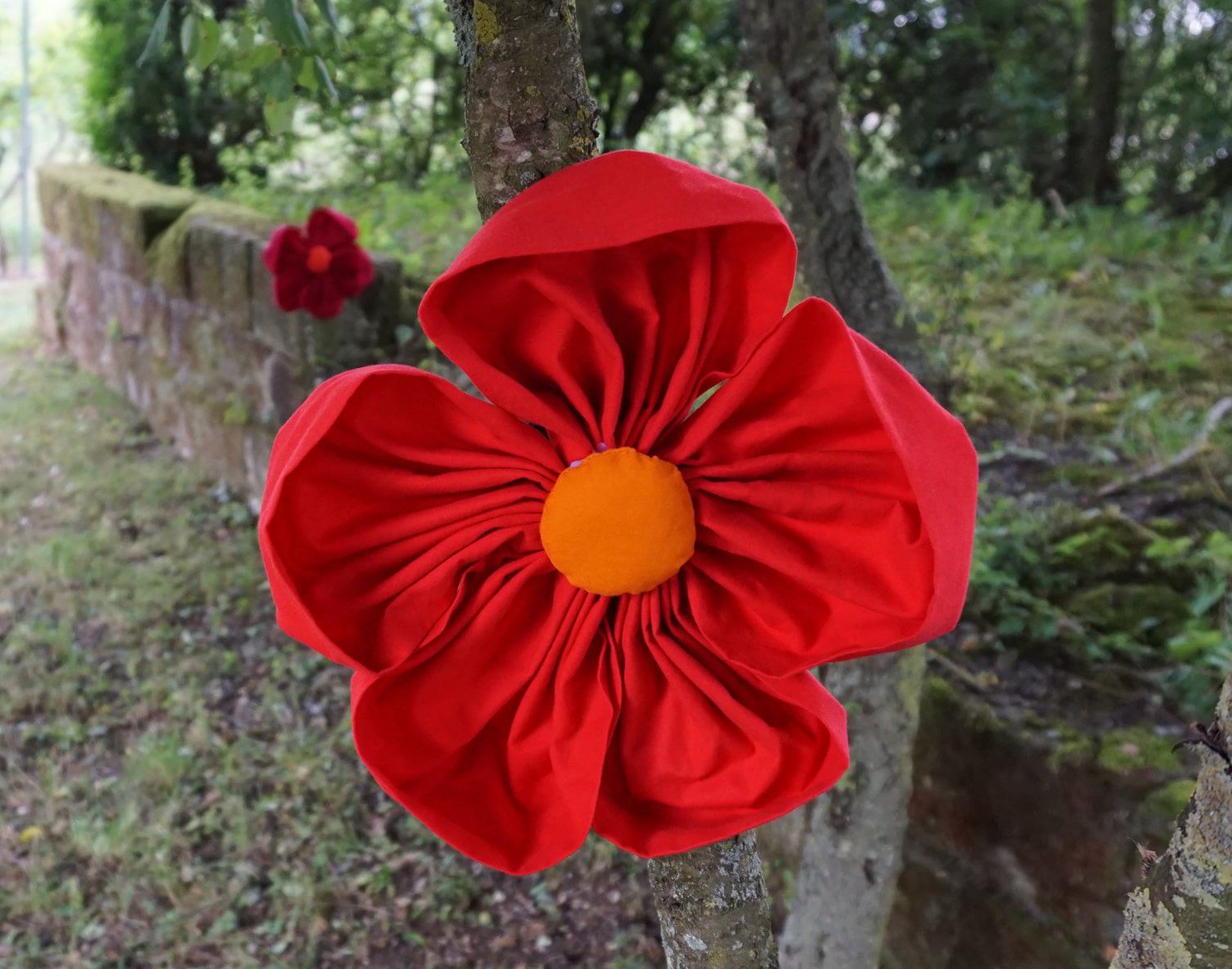 XXL-Stoffblumen
