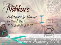 Nähkurs Aufsteiger & Könner 3x Do 19 - 21.00 Uhr