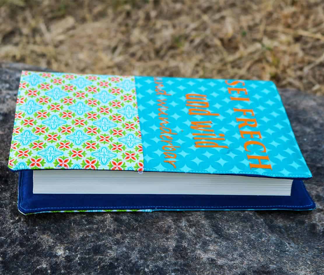 Buchhülle nähen für Anfänger
