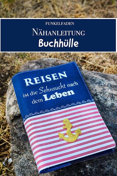 Buchhülle nähen für Anfänger