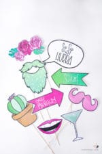 27 Tropical Kaktus Fotobooth Freebies zum Ausdrucken