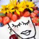 Boho Flowergirl trifft einfachsten Cheesecake der Welt - meine Version des Face Cake-Trends
