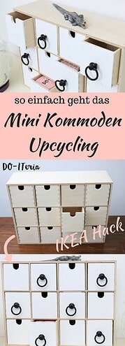 Upcycling einer Mini Kommode