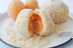 Marillenknödel mit Topfenteig