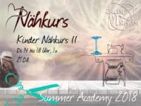 Kinder Nähkurs II  1x Di 14 - 18.00 Uhr