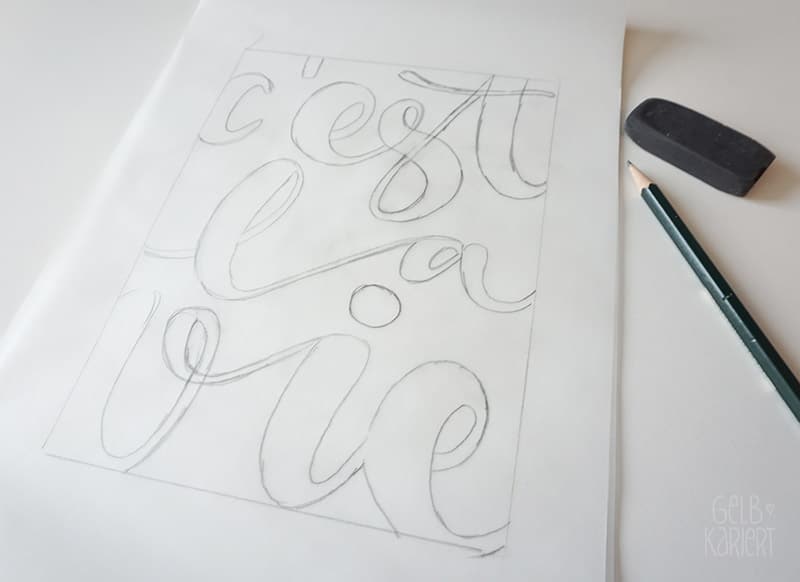 Lettering & Linoldruck