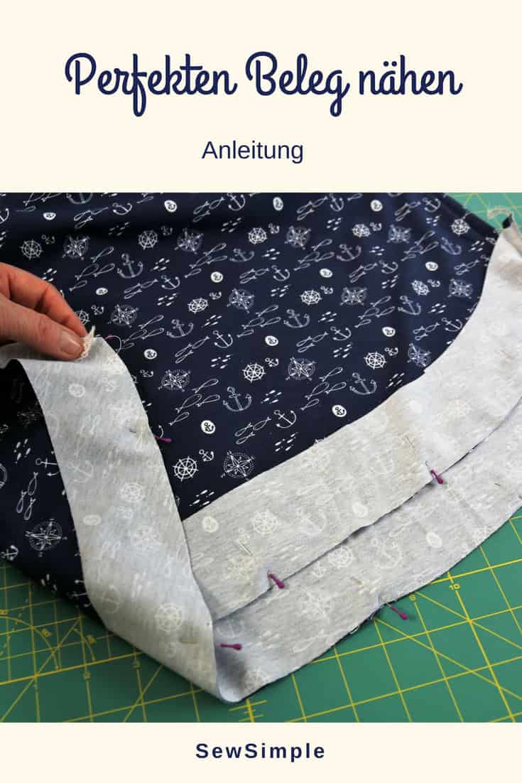 So geht’s: Beleg nähen!