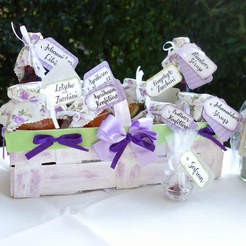 DIY Geschenkkorb selber basteln