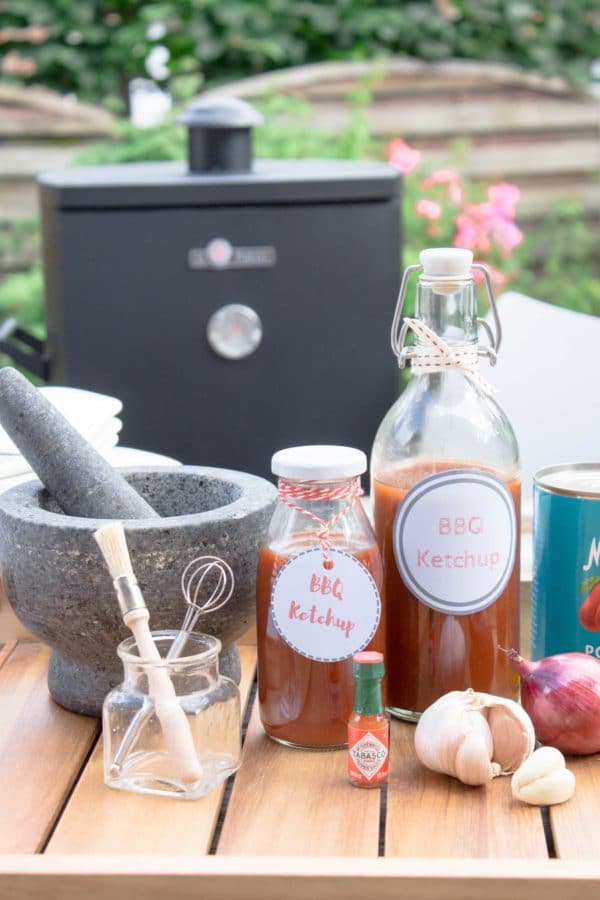 Homemade BBQ Ketchup mit 6 tollen Freebies fürs Etikett