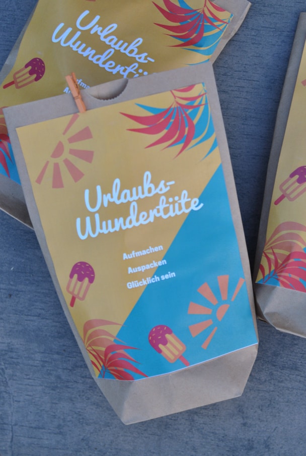 Urlaubswundertüte für Kinder mit Sommerhausaufgaben