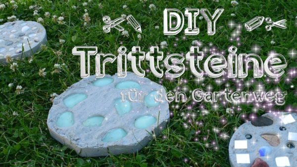 Trittsteine für den Gartenweg selber machen