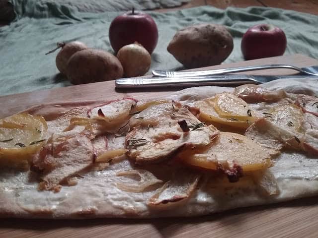 himmlisch erdige Flammkuchen