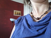 Boho-  Style- Kette "Herbstfeuer"