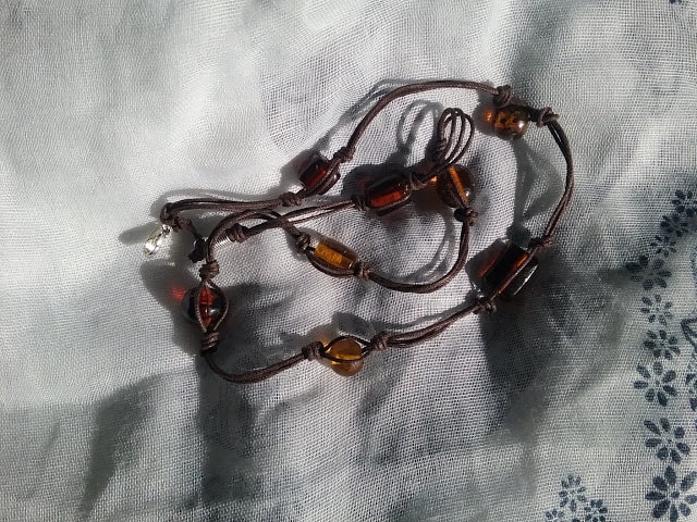 Boho-  Style- Kette „Herbstfeuer“