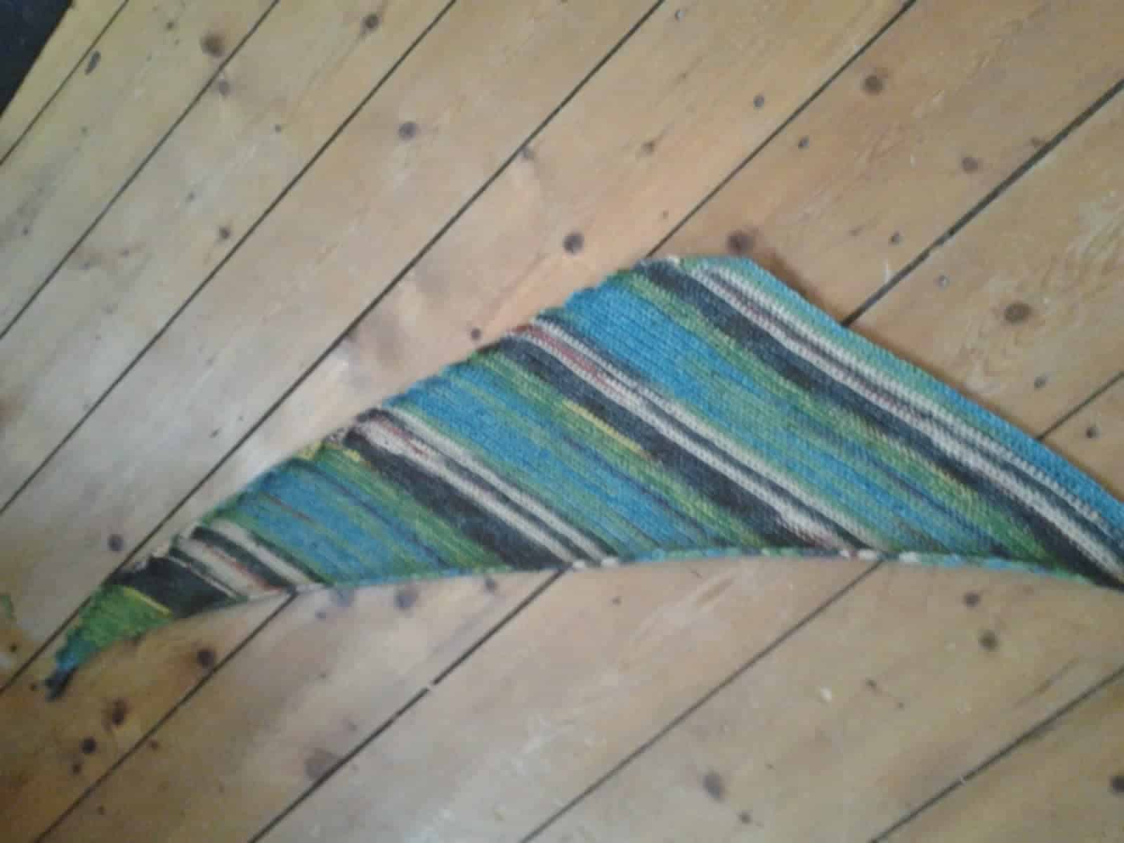 Drachenschwanzschal a la Hundertwasser