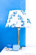 DIY Lampenschirm aus Leinwand