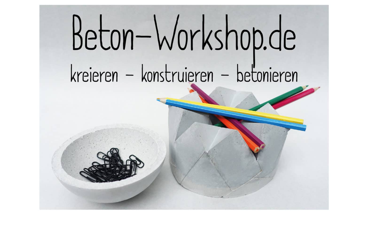 Selbst kreieren, konstruieren und betonieren im Beton-Workshop – beton-workshop