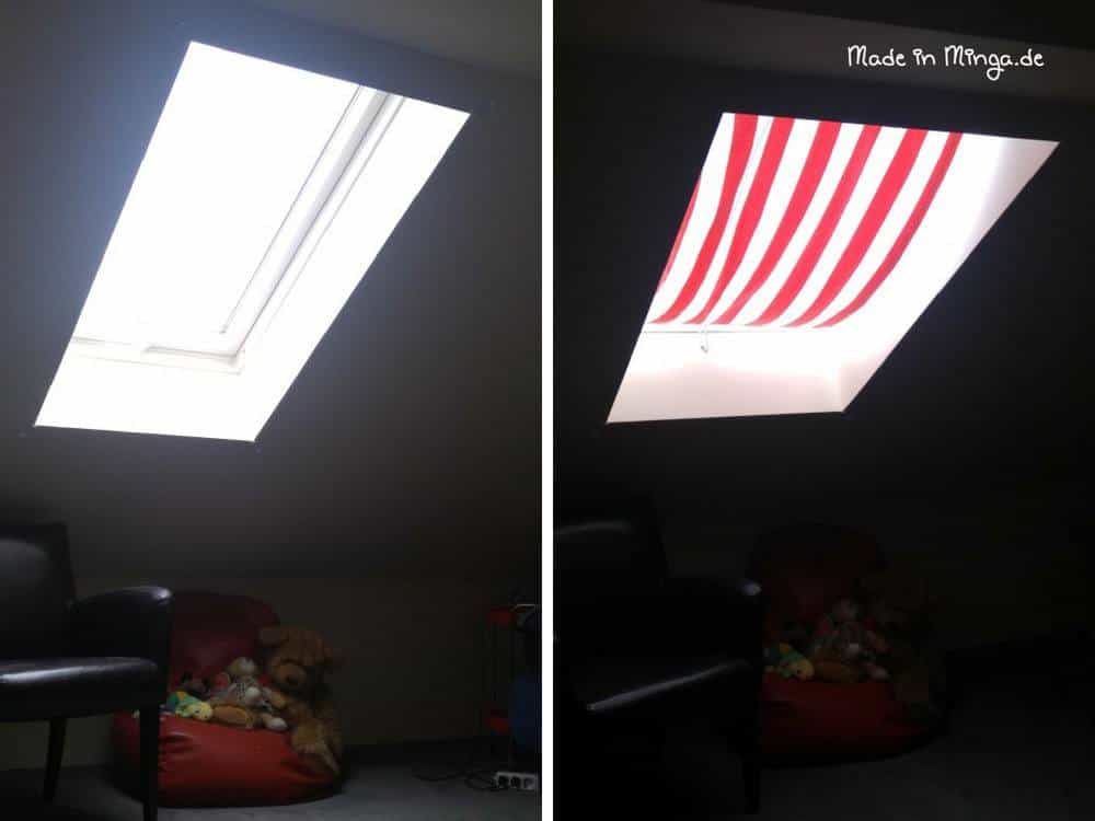 Nähanleitung: Sonnenschutz für’s Dachfenster